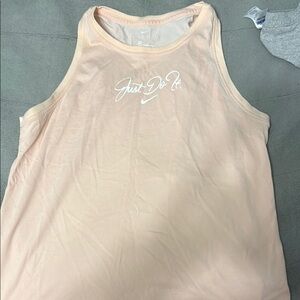 Nike Light Peach Sleeveless Top